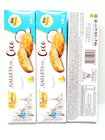 Печиво Galleta de Coco (без пальмового масла), Reglero, 100 г