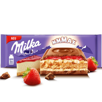 Шоколад Milka Strawberry Cheesecake, 300 г