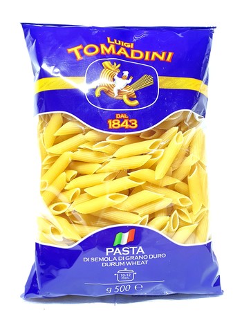 Макарони (паста) з твердих сортів пшениці Luigi TOMADINI № 74 PENNE RIGATE (A), 500г