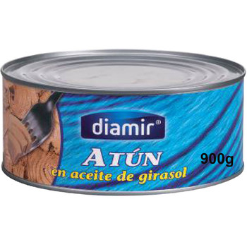 Тунець DIAMIR, 900 г в соняшниковій олії, Atun en aceite de girasol