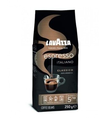 Кофе Lavazza Espresso italiano classico, 100% Арабіка, 250 г., зерно