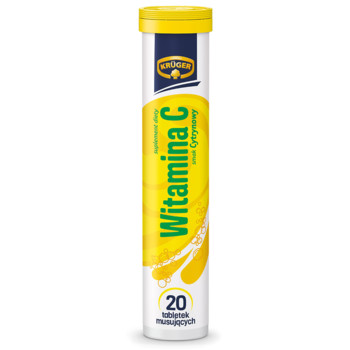 Вітамін C Kruger Witamina C 20 шт / 84 г