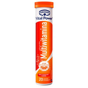 Вітаміни Мультивітамін Kruger Multiwitamina 20 шипучих таблеток 90 г