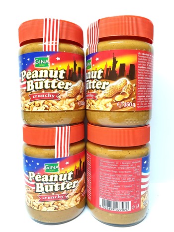 Арахісова Паста GINA Originale Peanut Butter, Crunchy 350 г