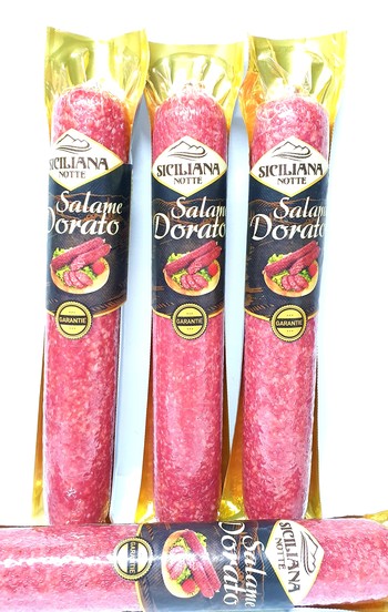 Ковбаса салямі, Siciliana notte, Salame Dorato, 400 г