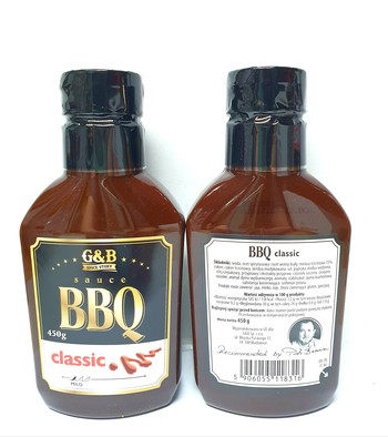 Соус G&B, Sauce BBQ classic, 450 г