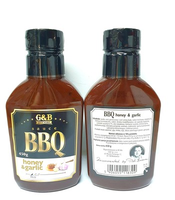 Соус G&B, Sauce BBQ Honey & Garlic, 450 г