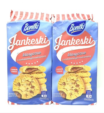 Печиво Bonitki Jankeski класичні, (з шоколадною начинкою) 170 г