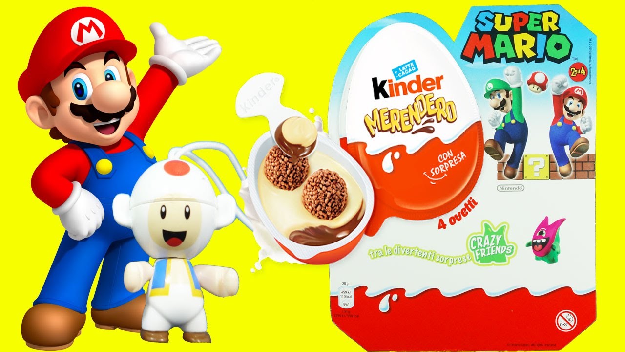 Mario sales kinder eggs