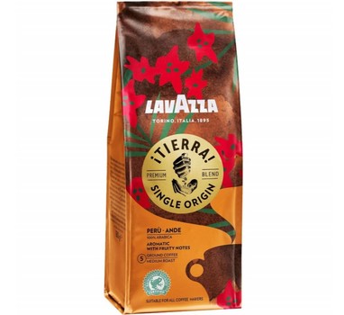 Кава Lavazza TIERRA  SINGLE ORIGIN (Peru), Premium Blend, 180 г мелена