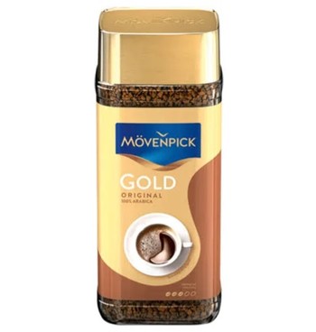Кава Movenpick Gold Original, 100% Arabica, 100 г. розчинна