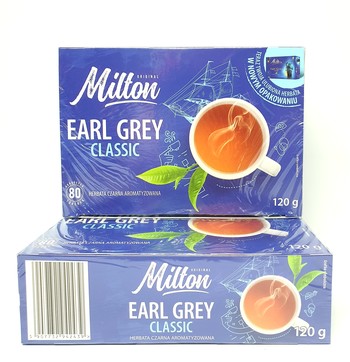 Чай Milton ERL GREY Classic, 80 пакетиків, 120 г