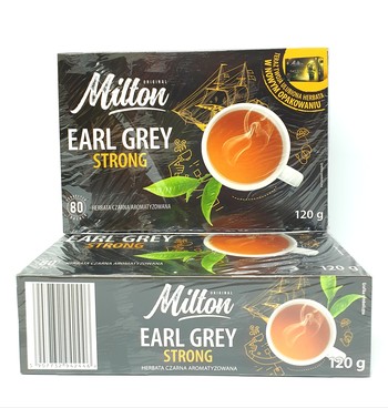Чай Milton ERL GREY Strong, 80 пакетиків, 120 г