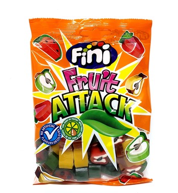 Желейні цукерки FINI Fruit Attack (без ароматизаторів та барвників) 100 г