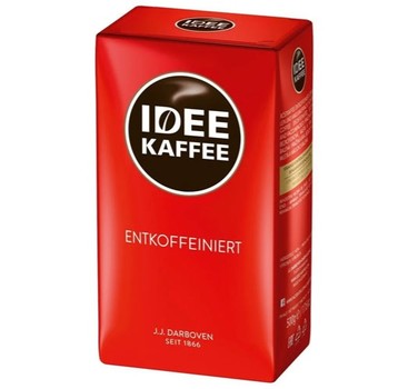 Кава IDEE KAFFEE Entkoffeiniert (без кофеїну) 100% Arabica, 500 г , мелена