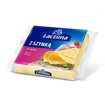 Сир тостовий, плавленний Lactima z Szynka (з шинкою) 130 г