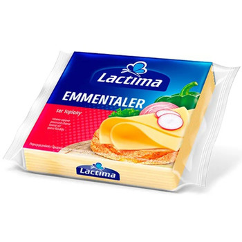 Сир тостовий, плавленний Lactima Emmentaler (Емменталь) 130 г