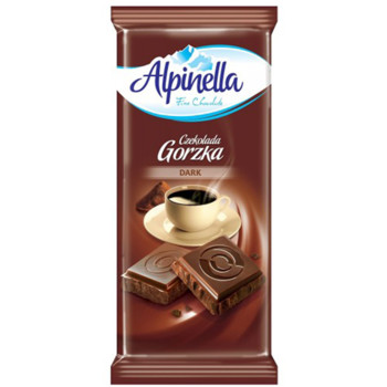 Шоколад Alpinella чорний (25), 100 г