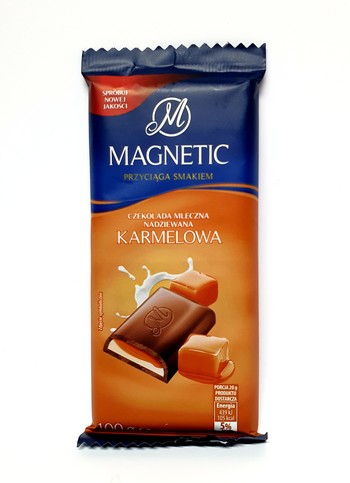 Шоколад MAGNETIC з карамельною  начинкою 100 г