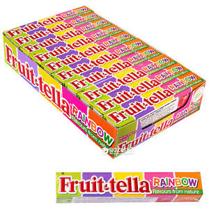 Жувальні цукерки Fruit-tella Rainbow, 41г