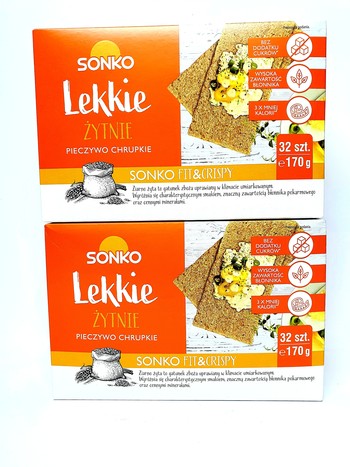 Хлібці житні, хрусткі, Sonko Lekkie, 170 г
