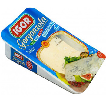 Сир з пліснявою Горгонзола, IGOR GORGONZOLA Dolce, 200 г