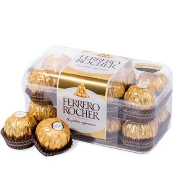 Цукерки Ferrero Rocher, 200 г. (16 цукерок)