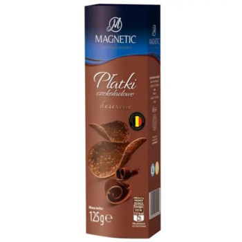Шоколадні "Чіпси" MAGNETIC, Чорний шоколад, 125 г