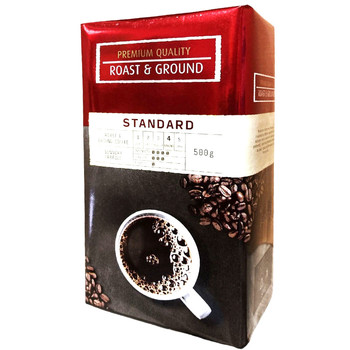 Кава Standard, Premium Quality, Roast & Ground, 500 г, мелена