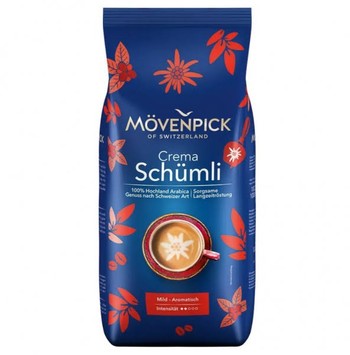 Кава Movenpick SCHUMLI, 100% Arabica, 1 кг., зерно