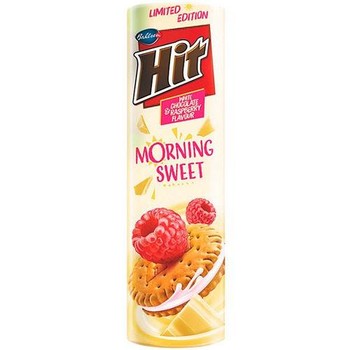 Печиво HIT Morning sweet (білий шоколад та малина), 220г
