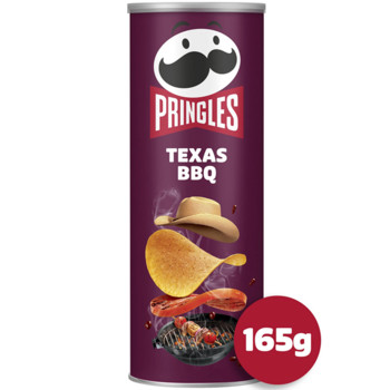 Чіпси Прінглс Техаський Барбекю, Pringles Texas BBQ Saus, 165 г.