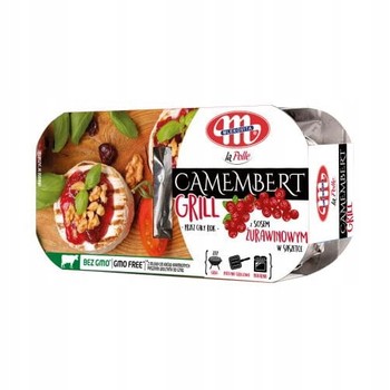 Сир Mlekovita, la Polle CAMEMBERT Grill + соус з журавлини, 230 г