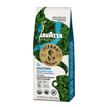 Кава Lavazza TIERRA  BIO-ORGANIC for AMAZ0NIA, Premium Blend, 100% Arabica, 180 г. мелена