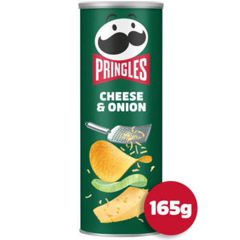 Чіпси Pringles Cheese & Onion, 165 г.