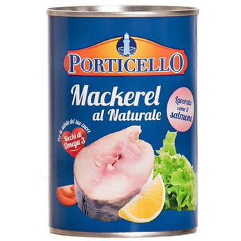 Макрель Porticello (Скумбрія) у власному соці, Mackerel al naturale 425 г