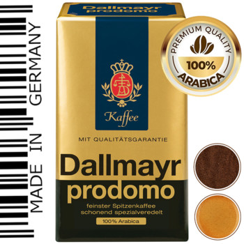 Кава мелена Далмаер Продомо 100% Арабіка, Dallmayr Prodomo 100% Arabica, 500 г