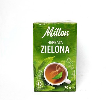 Чай Milton ЗЕЛЕНИЙ, 40 пакетиків, 70 г