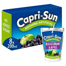 Сік Capri-Sun без цукру, Nothing Artificial  (смородина та яблуко) 200 г.