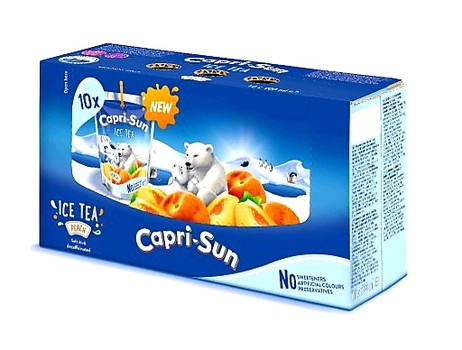 Сік Capri-Sun, ICE TEA Peach (холодний чай, персик) 200 г.