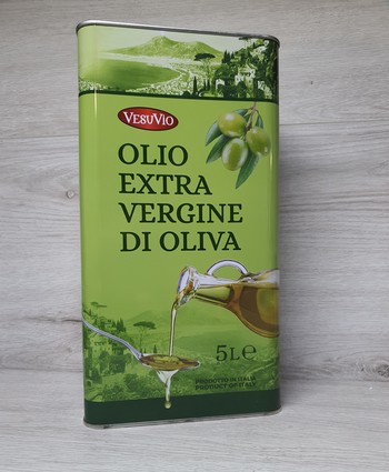 Олія оливкова, Vesu Vio (ложка) Olio Extra Vergine di Oliva, 5 л. Ж/Б