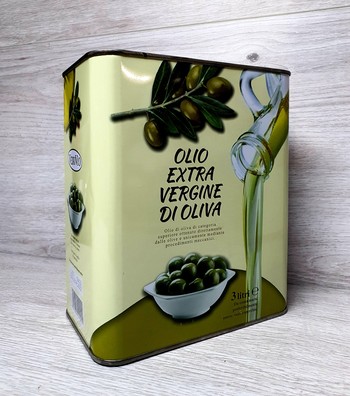 Олія оливкова, Vesu Vio (тарілка) Olio Extra Vergine di Oliva, 3 л. Ж/Б