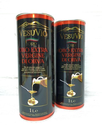 Олія оливкова, Vesu Vio ORO, Olio Extra Vergine di Oliva, 1 л. Ж/Б