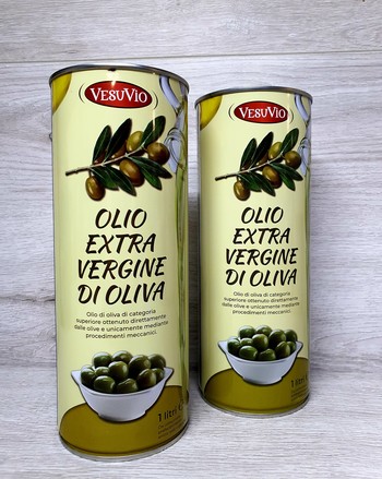 Олія оливкова, Vesu Vio (тарілка) Olio Extra Vergine di Oliva, 1 л. Ж/Б