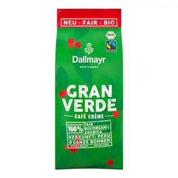 Кава Dallmayr  GRAN VERDE Cafe Crema, 100% Arabica, Bio/Organic, мелена 220 г