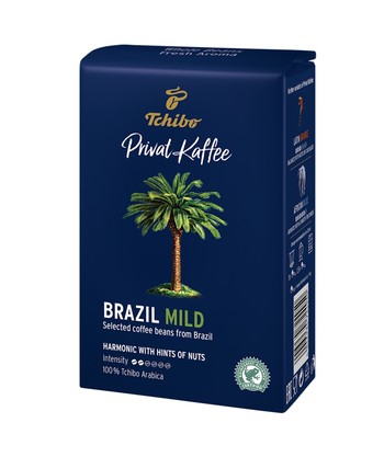Кава Tchibo, Privat Kaffee BRAZIL MILD, 100% ARABICA, 250 г, мелена