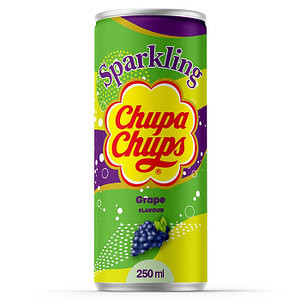 Напій газований Chupa Chups GRAPE flavour (Виноград) 250 г.