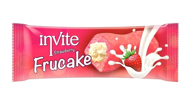 Бісквіт INVITE Frucake strawberri ( полуниця ) , 36 г