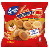 Печиво Bonitki, Biszkopty Duo z kakao, 150 г