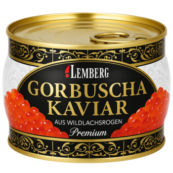 Ікра Лососева, Зерниста (Горбуша) LEMBERG Kaviar Alaska Gold, 500г